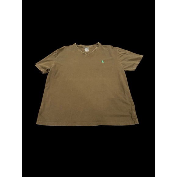 Polo Ralph Lauren Men's Large Classic-Fit Crew Neck Jersey Natural Brown T Shirt - Picture 6 of 10